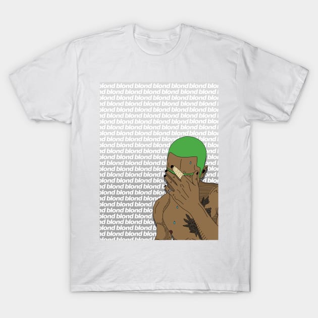 Frank Ocean Blonde Monoprint T-Shirt by JamesLoCreative